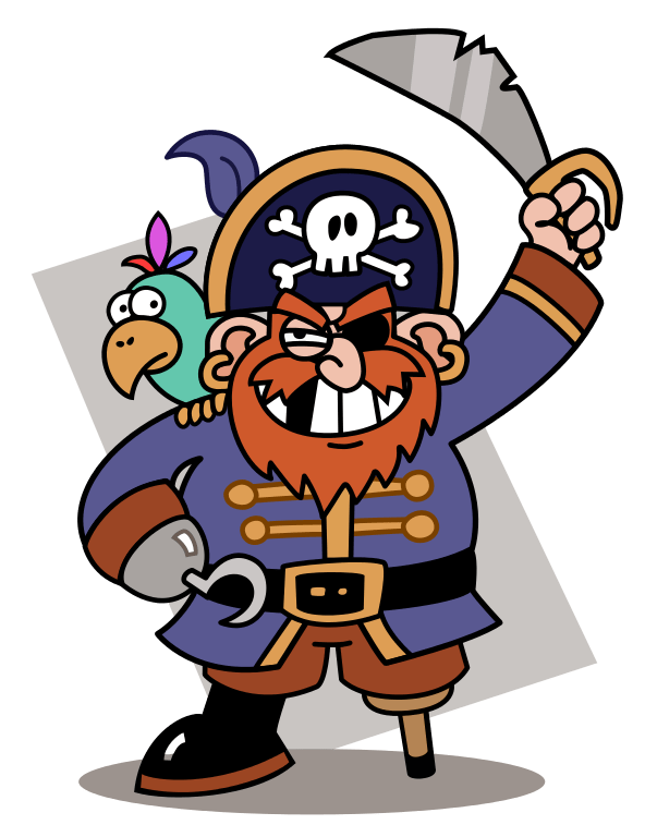 LEGO Pirate 1 Pirate avec Jambe de Bois 