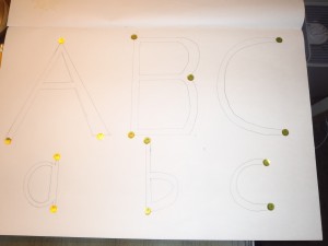 bubble letters activity