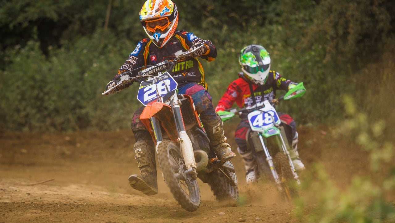 kids riding motorbike